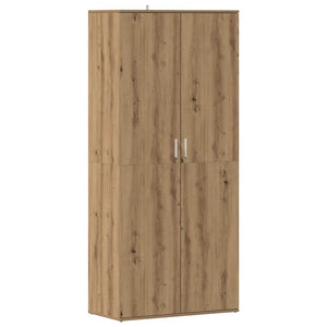 vidaXL Shoe Cabinet Artisan Oak 80x39x178 cm Engineered Wood