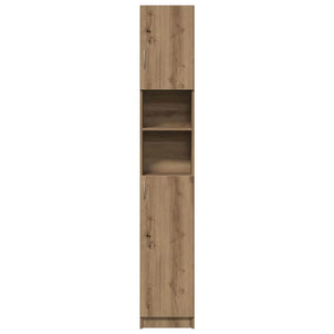 vidaXL Bathroom Cabinet Artisan Oak 32x25.5x190 cm Engineered Wood