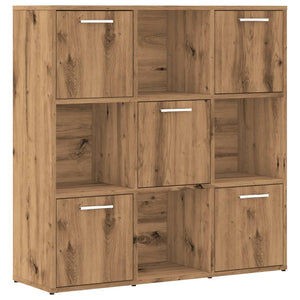 vidaXL Bookshelf Artisan Oak 90x28x90 cm Engineered Wood