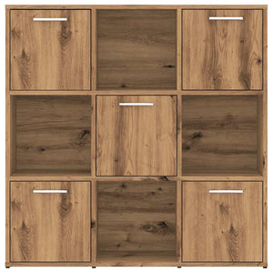 vidaXL Bookshelf Artisan Oak 90x28x90 cm Engineered Wood