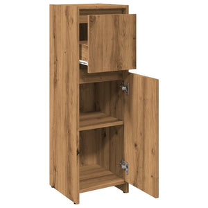 vidaXL Bathroom Cabinet Artisan Oak 30x30x95 cm Engineered Wood