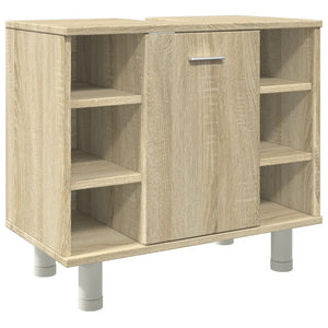 vidaXL Bathroom Cabinet Sonoma Oak 60x32x53.5 cm Engineered Wood