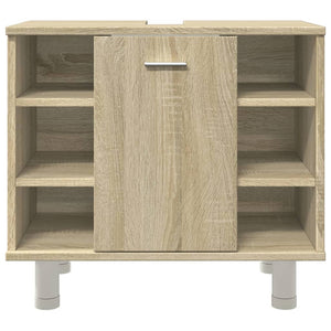 vidaXL Bathroom Cabinet Sonoma Oak 60x32x53.5 cm Engineered Wood