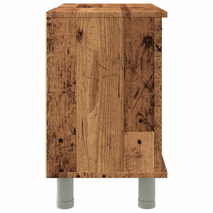 vidaXL Bathroom Cabinet Old Wood 60x32x53.5 cm Engineered Wood