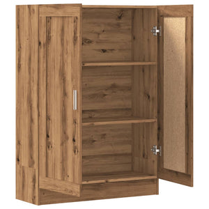 vidaXL Book Cabinet Artisan Oak 82.5x30.5x115 cm Engineered Wood