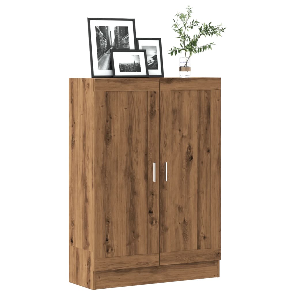 vidaXL Book Cabinet Artisan Oak 82.5x30.5x115 cm Engineered Wood