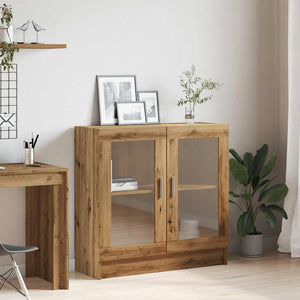 vidaXL Book Cabinet Artisan Oak 82.5x30.5x80 cm Engineered Wood