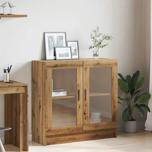 vidaXL Book Cabinet Artisan Oak 82.5x30.5x80 cm Engineered Wood