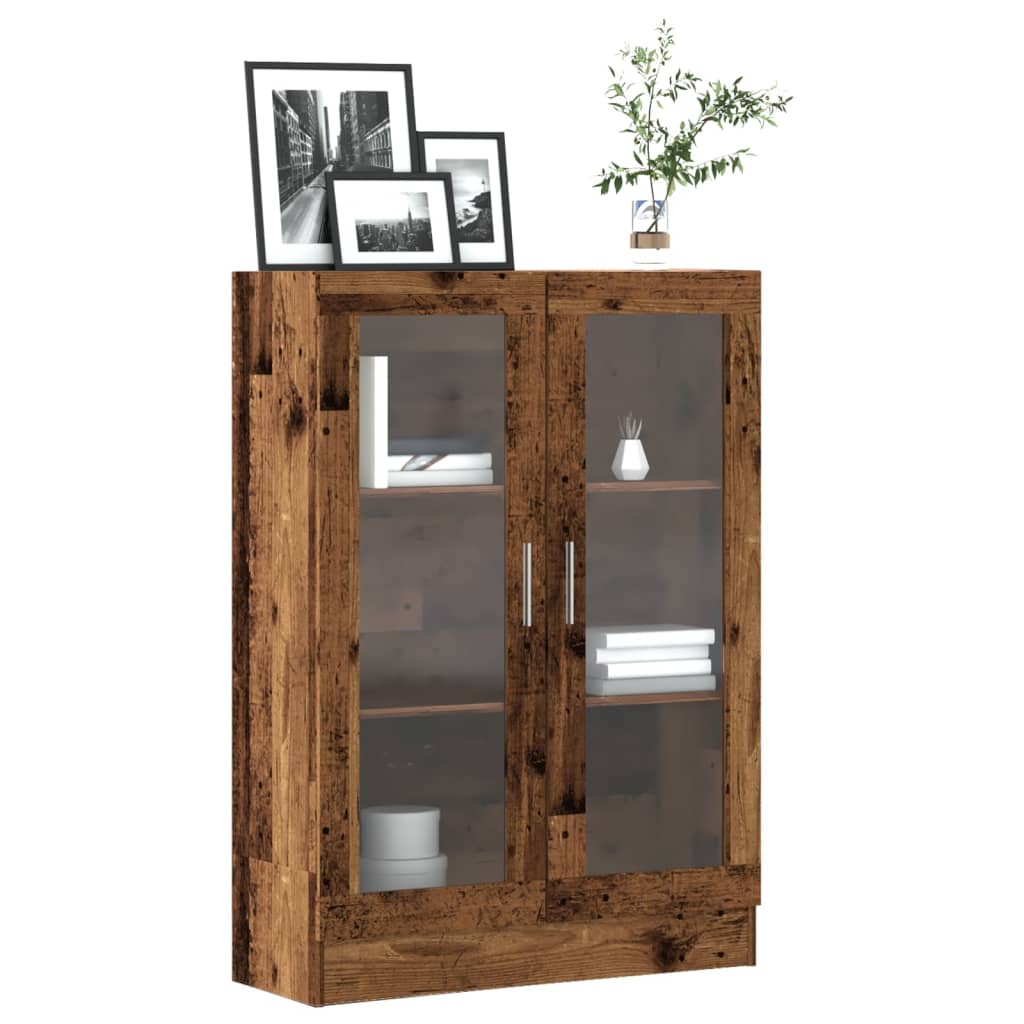 vidaXL Book Cabinet Old Wood 82.5x30.5x115 cm Engineered Wood