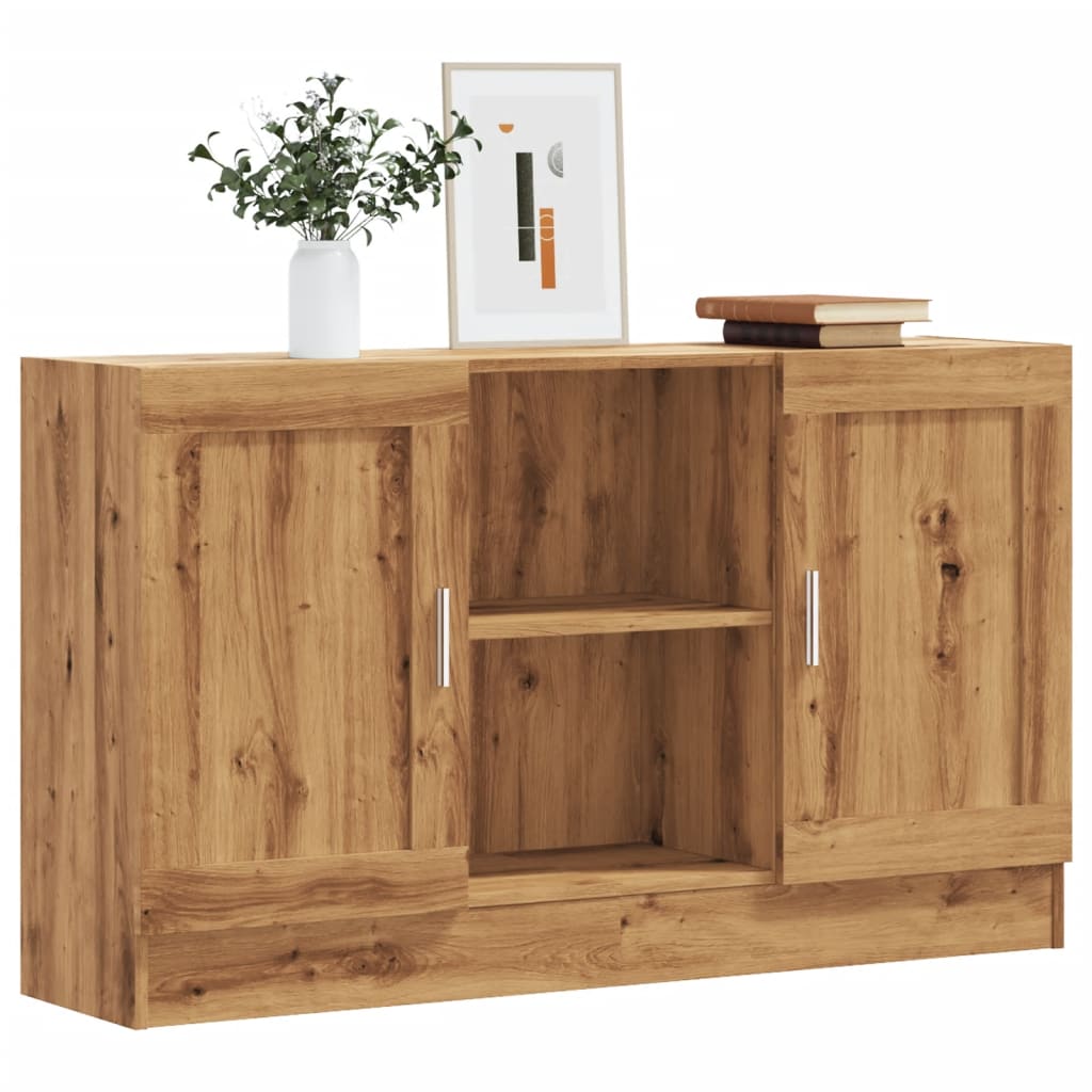 vidaXL Sideboard Artisan Oak 120x30.5x70 cm Engineered Wood