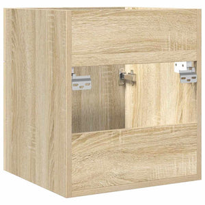 vidaXL Bathroom Sink Cabinet Sonoma Oak 41x38.5x46 cm Engineered Wood