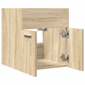 vidaXL Bathroom Sink Cabinet Sonoma Oak 41x38.5x46 cm Engineered Wood