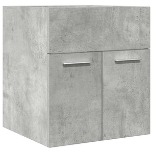 vidaXL Bathroom Sink Cabinet Concrete Grey 41x38.5x46 cm Engineered Wood