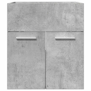 vidaXL Bathroom Sink Cabinet Concrete Grey 41x38.5x46 cm Engineered Wood