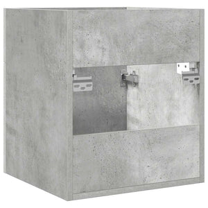 vidaXL Bathroom Sink Cabinet Concrete Grey 41x38.5x46 cm Engineered Wood