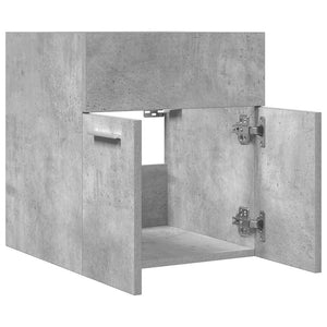 vidaXL Bathroom Sink Cabinet Concrete Grey 41x38.5x46 cm Engineered Wood