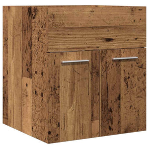 vidaXL Bathroom Sink Cabinet Old Wood 41x38.5x46 cm Engineered Wood