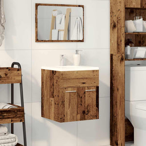 vidaXL Bathroom Sink Cabinet Old Wood 41x38.5x46 cm Engineered Wood