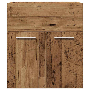 vidaXL Bathroom Sink Cabinet Old Wood 41x38.5x46 cm Engineered Wood