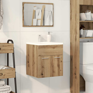 vidaXL Bathroom Sink Cabinet Artisan Oak 41x38.5x46 cm Engineered Wood