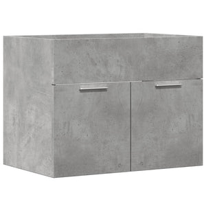 vidaXL Sink Cabinet Concrete Grey 60x38.5x46 cm Engineered Wood