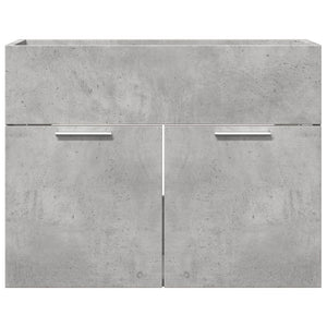 vidaXL Sink Cabinet Concrete Grey 60x38.5x46 cm Engineered Wood