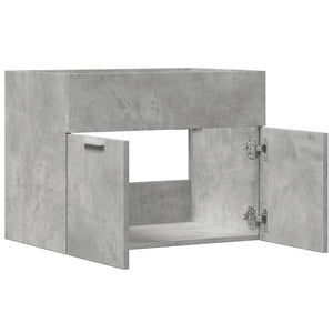 vidaXL Sink Cabinet Concrete Grey 60x38.5x46 cm Engineered Wood