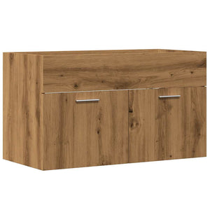 vidaXL Bathroom Sink Cabinet Artisan Oak 80x38.5x46 cm Engineered Wood