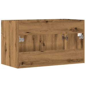 vidaXL Bathroom Sink Cabinet Artisan Oak 80x38.5x46 cm Engineered Wood