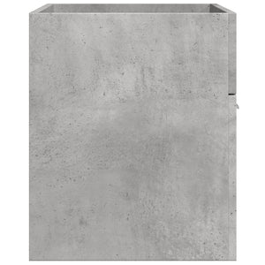 vidaXL Bathroom Sink Cabinet Concrete Grey 90x38.5x46 cm Engineered Wood