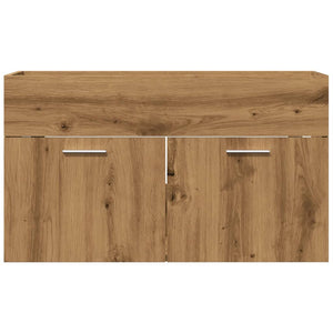 vidaXL Bathroom Sink Cabinet Artisan Oak 90x38.5x46 cm Engineered Wood