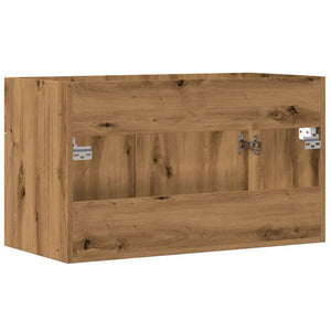 vidaXL Bathroom Sink Cabinet Artisan Oak 90x38.5x46 cm Engineered Wood