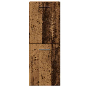 vidaXL Bathroom Hanging Cabinet Old Wood 30x30x80 cm Engineered Wood