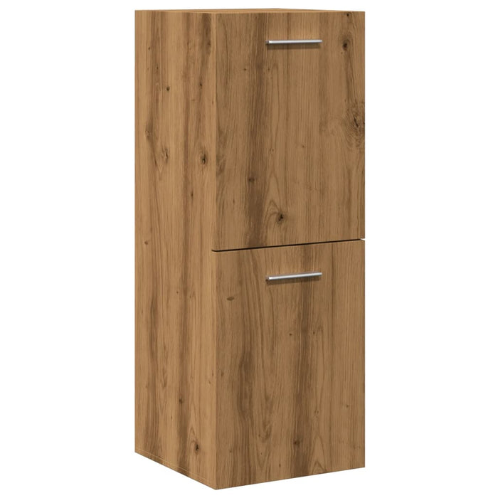 vidaXL Bathroom Hanging Cabinet Artisian Oak 30x30x80 cm Engineered Wood