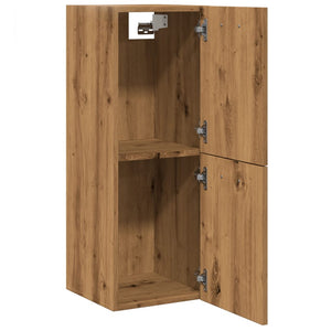 vidaXL Bathroom Hanging Cabinet Artisian Oak 30x30x80 cm Engineered Wood