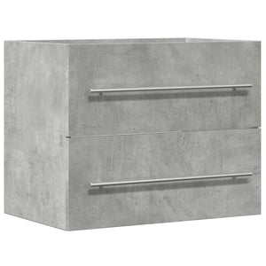 vidaXL Sink Cabinet Concrete Grey 60x38.5x48 cm Engineered Wood