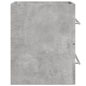 vidaXL Sink Cabinet Concrete Grey 60x38.5x48 cm Engineered Wood