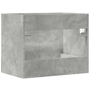 vidaXL Sink Cabinet Concrete Grey 60x38.5x48 cm Engineered Wood