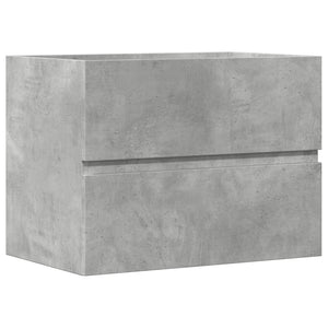 vidaXL Bathroom Cabinet Concrete Grey 60x38.5x45 cm Engineered Wood