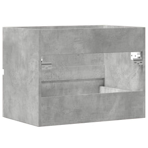 vidaXL Bathroom Cabinet Concrete Grey 60x38.5x45 cm Engineered Wood