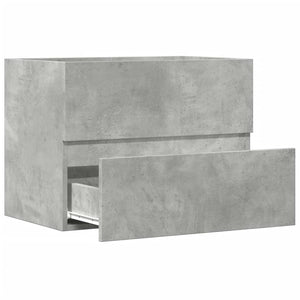 vidaXL Bathroom Cabinet Concrete Grey 60x38.5x45 cm Engineered Wood