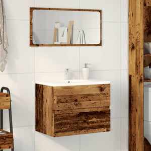 vidaXL Bathroom Cabinet Old Wood 60x38.5x45 cm Engineered Wood