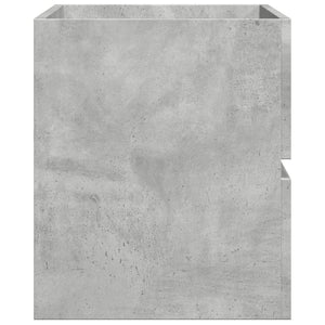 vidaXL Sink Cabinet Concrete Grey 90x38.5x45 cm Engineered Wood