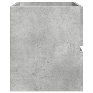 vidaXL Sink Cabinet Concrete Grey 100x38.5x45 cm Engineered Wood