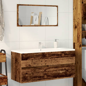 vidaXL Sink Cabinet Old Wood 100x38.5x45 cm Engineered Wood