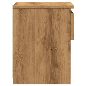 vidaXL Bedside Cabinet Artisan Oak 40x30x39 cm Engineered Wood