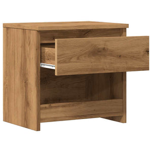 vidaXL Bedside Cabinet Artisan Oak 40x30x39 cm Engineered Wood