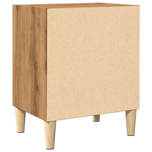 vidaXL Bedside Cabinet Artisan Oak 40x30x50 cm Engineered Wood