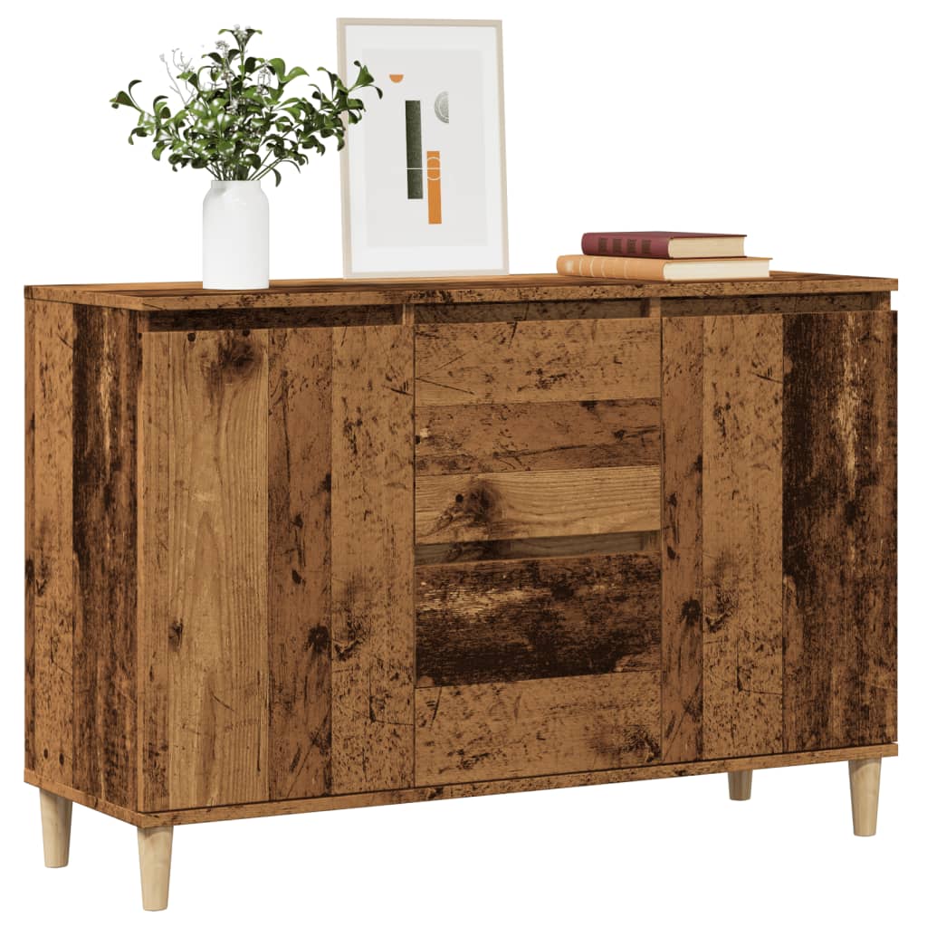 vidaXL Sideboard Old Wood 102x35x70 cm Engineered Wood