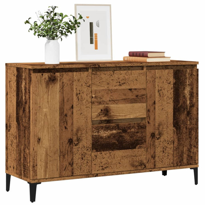 vidaXL Sideboard Old Wood 102x35x70 cm Engineered Wood